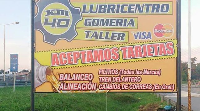 Lubricentro Gomería Taller KM40 1 lubricentro gomeria taller km40